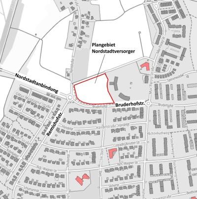 Lageplan Nordstadtversorger