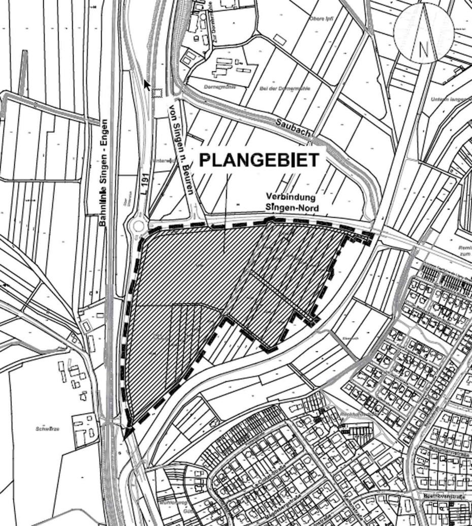 Plan zur Bekanntmachung.
