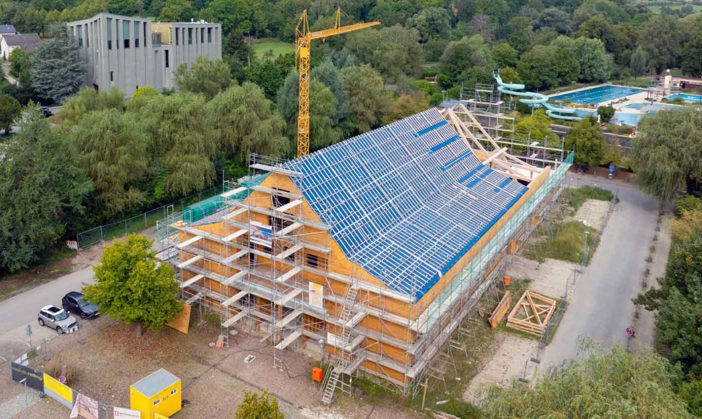 Die neue Scheffelhalle in Singen