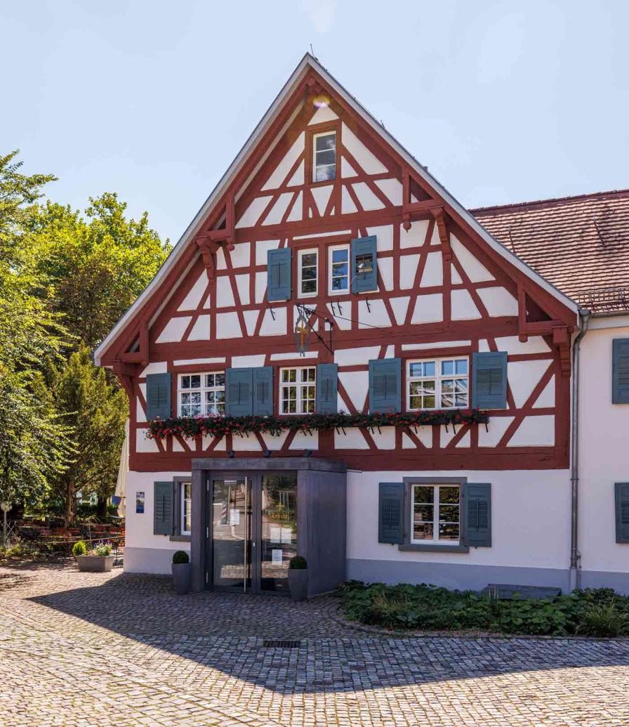 Das Gasthaus Kreuz in der Mühlenstraße. Das Gasthaus Kreuz in der Mühlenstraße.