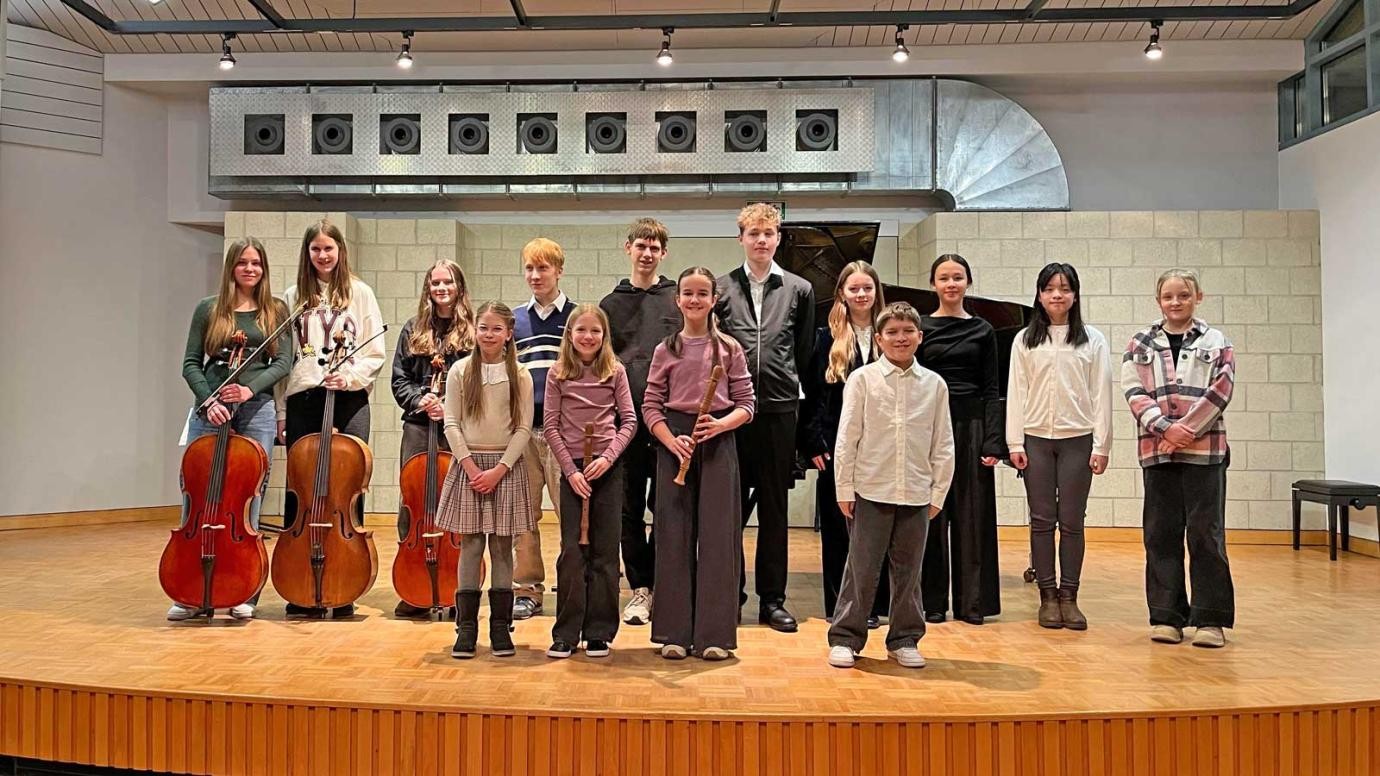 Konzert der Teilnehmerinnen und Teilnehmer am 21. Januar 2026 im Walburgis-Saal der Jugendmusikschule